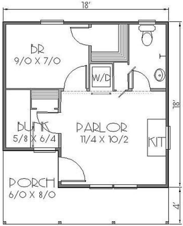 planos de casas pequenas de 25 metros cuadrados