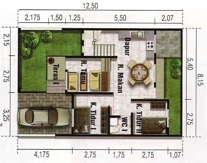 Planos de casas de 2 pisos