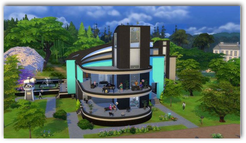 Sims 4 diseños planos