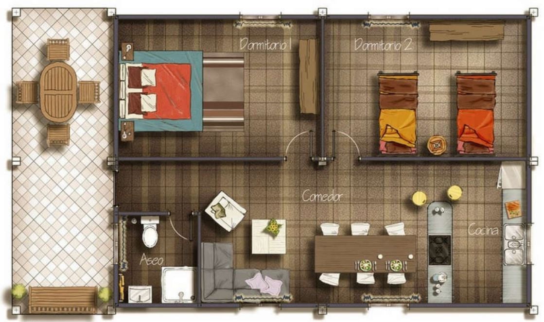 planos-de-apartamentos-pequenos-de-2-habitaciones